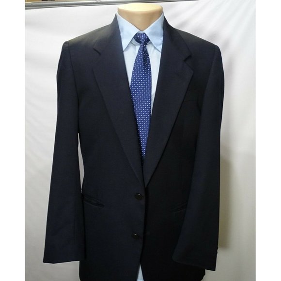 GIANNINO FIRENZE NEW YORK 40R MENS SPORT COAT BLUE S-145 - Picture 2 of 8